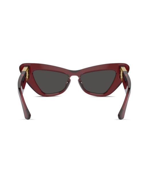 Burberry Brown Rose Monogram Cat-Eye Sunglasses