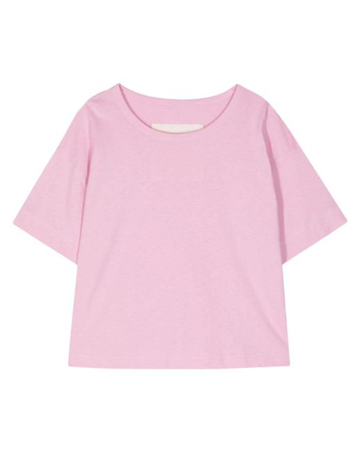 Toogood Pink The Tapper Organic-cotton T-shirt