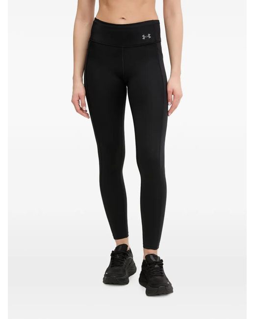 Under Armour Black Velociti Logo-Print Panelled Leggings