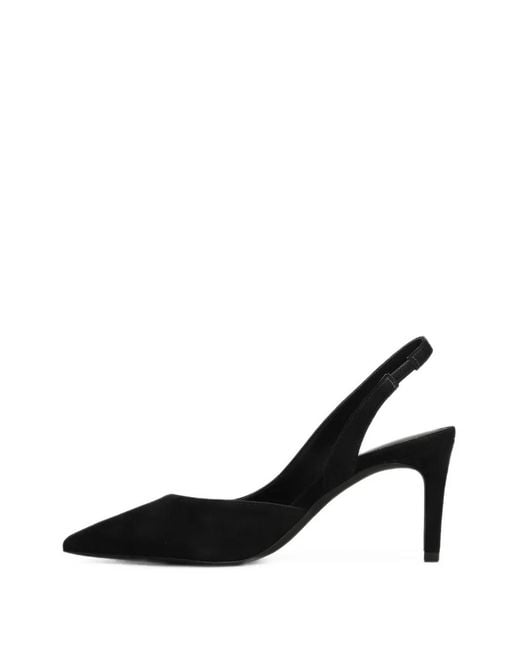 Michael Kors Black Slingback Pointed-Toe Pumps
