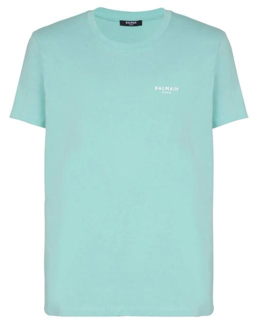 Balmain Green Classis Ss Tshirt for men