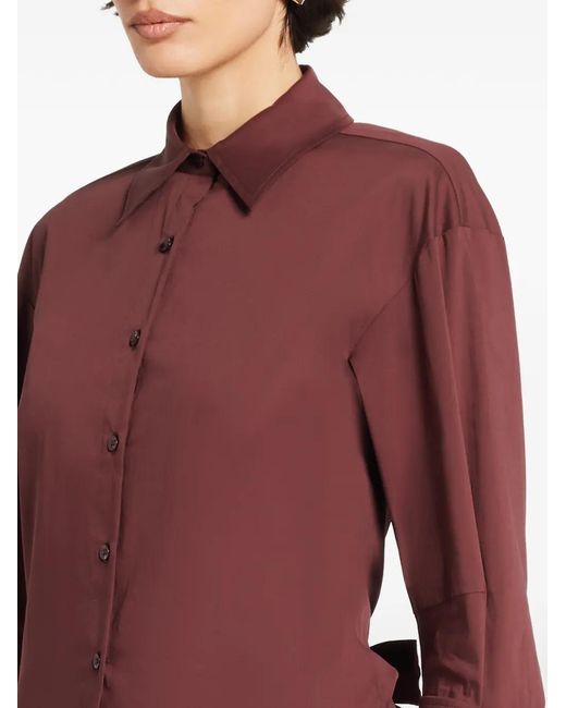 Simon Miller Red Back-Tie Shirt