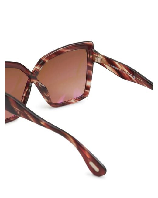 Tom Ford Brown Fiore Sunglasses