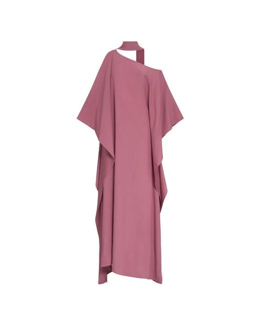 ‎Taller Marmo Pink Barths Cut-Out Asymmetric Maxi Dress