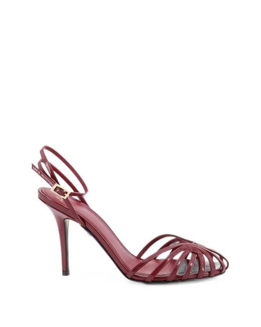 ALEVI Pink Blake Patent Leather Sandals