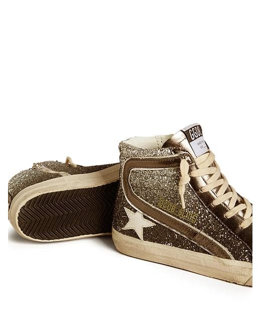 Golden Goose Deluxe Brand Natural Slide Sneakers