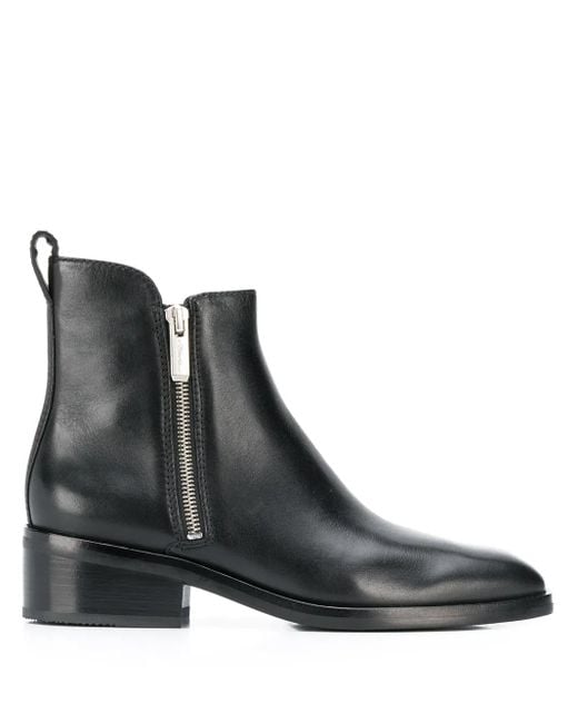 3.1 Phillip Lim Black Alexa Ankle Boots