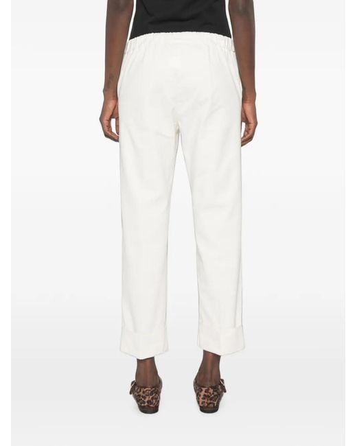 Whyci Geplooide Broek in het White