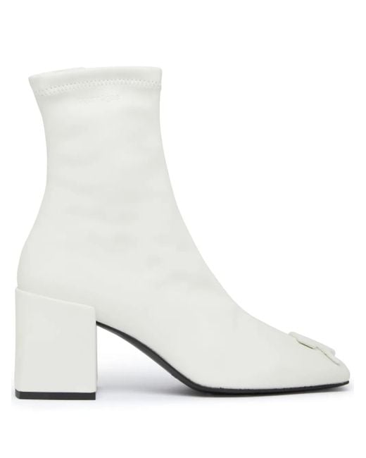 Courreges White Reedition Ac Ankle Boots
