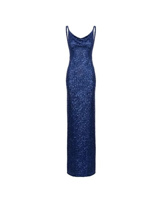 ROSERRY Blue Margot Sequined Dress