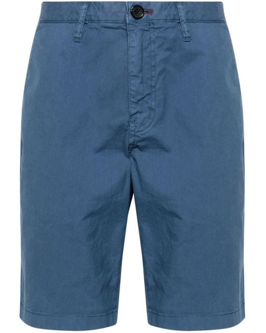 Paul Smith Blue Zebra-motif Chino Shorts for men