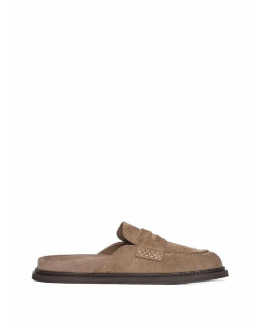 Manière De Voir Brown Sidney Suede Mules