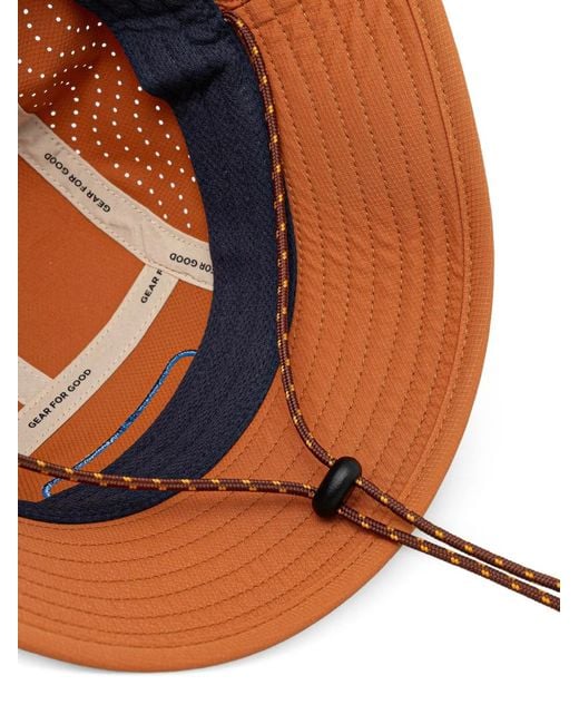 COTOPAXI Orange Fischerhut Mit Logo-Patch