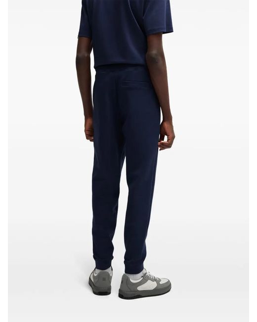 HUGO Blue Drawstring Track Pants for men