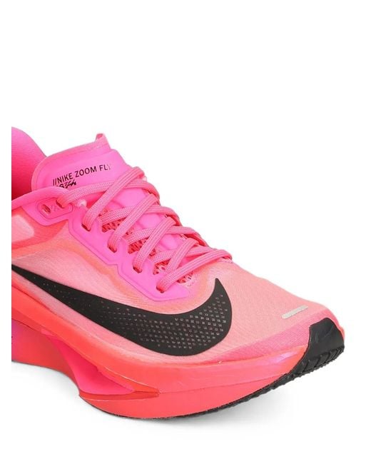 Nike Pink Zoom Fly Gradient-Effect Low-Top Sneakers