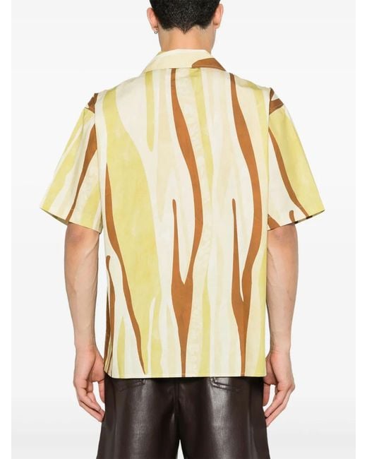 Bonsai Metallic Abstract-Print Shirt for men