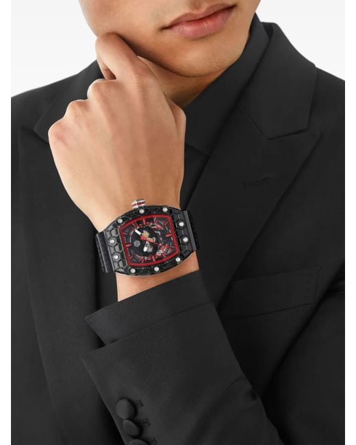 Philipp Plein Red Crypto King Cry$Tal Ghost Watch for men