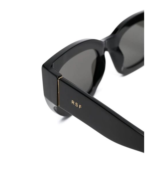 Retrosuperfuture Black Round-Frame Sunglasses