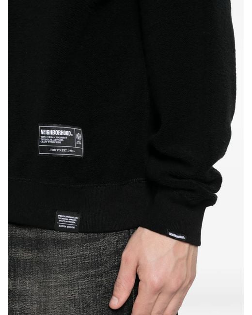 Neighborhood Black Reversible Sweatshirt for men