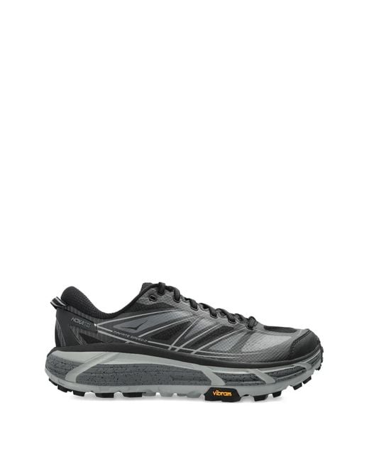 Hoka One One Gray Mafate Speed 2 Sneakers