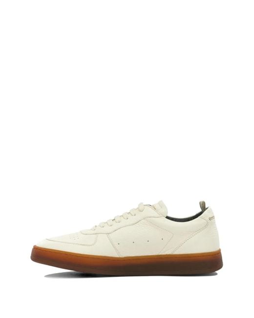 Officine Creative White Baskets Asset 001 En Cuir À Lacets for men