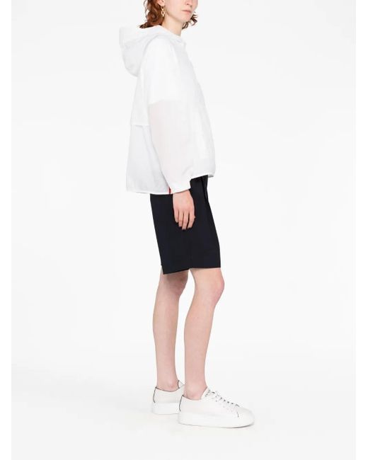 Thom Browne White 4-Bar Stripe Jacket