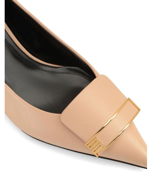 Sergio Rossi Natural Pointed-Toe Pumps