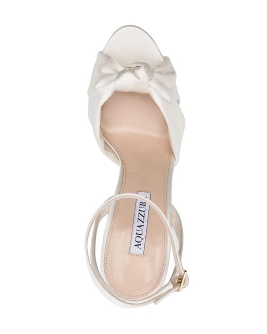 Aquazzura Cupid Plateau 130mm サンダル White