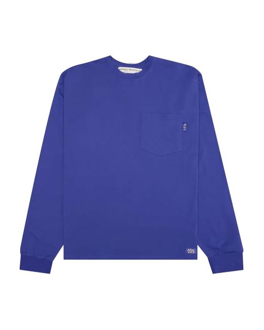 T-Shirt A Maniche Lunghe Con Taschino di Advisory Board Crystals in Blue da Uomo