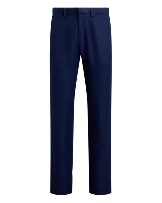 Polo Ralph Lauren Blue Manhasset Classic Fit Chinos Trousers for men