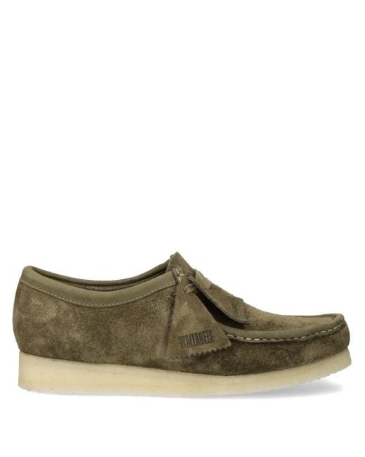 Clarks Green Wallabee Loafers for men
