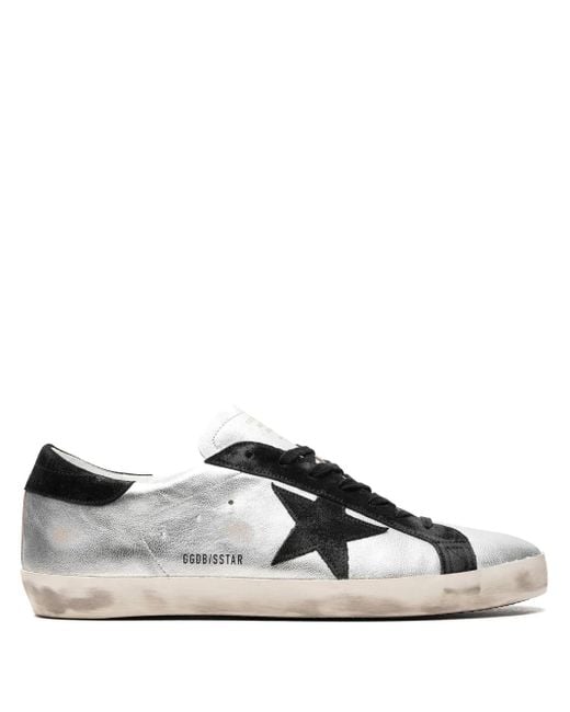 Golden Goose Deluxe Brand Metallic Super-Star Trainers for men