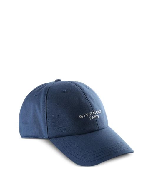 Givenchy Blue Logo-Embroidered Baseball Cap for men