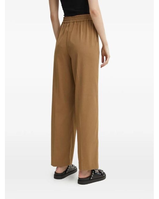 Samsøe & Samsøe Broek Met Elastische Taille in het Natural