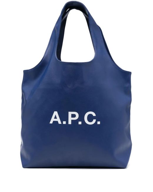 【関税込み】Ninon Tote Bag - A.P.C. - Cotton - Blue Ninon tote bag | A.P.C.