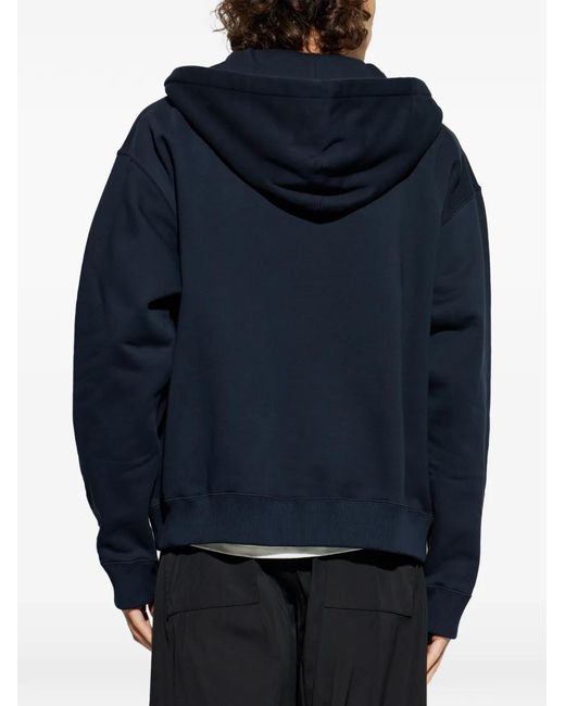 Jil Sander メンズ ブルー ジップアップ パーカーの通販はau PAY