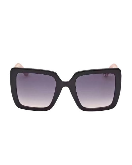Occhiali Da Sole Squadrati Con Placca Logo di GUESS EYEWEAR in Pink