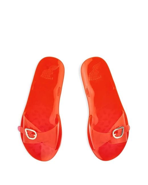 Ancient Greek Sandals Red Filia Sandals