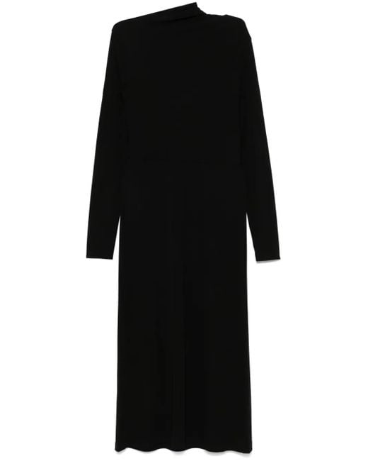 Totême  ドレープ ドレス Black