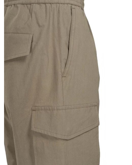 Pantalones con bolsillos cargo y cordones Moorer de hombre de color Gray