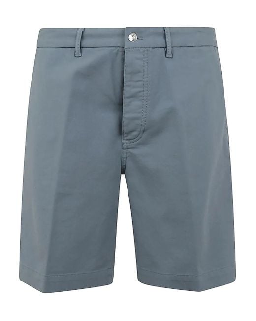 メンズ Nine:inthe:morning ボタンポケット ショートパンツ Blue