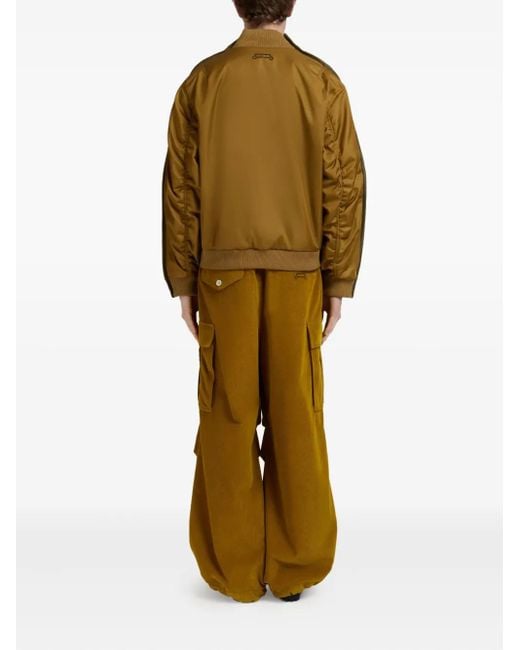 Marni Green Corduroy Zip-Up Jacket for men