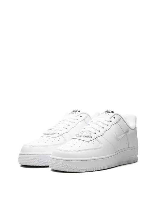 Nike White Dunk Low-Top Retro Sneakers