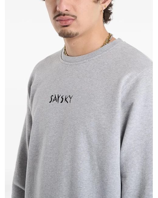 Saysky Gray Tiger Everyday Sweatshirt for men