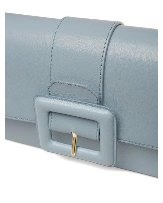 Bally Blue Jadha Buckle-Leather Shoulder Bag
