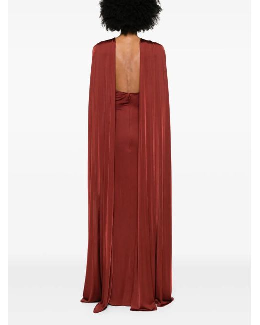 The New Arrivals Ilkyaz Ozel Maia マキシドレス Red