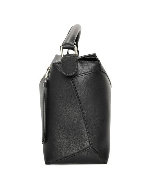 Loewe Black Medium Puzzle Edge Bag