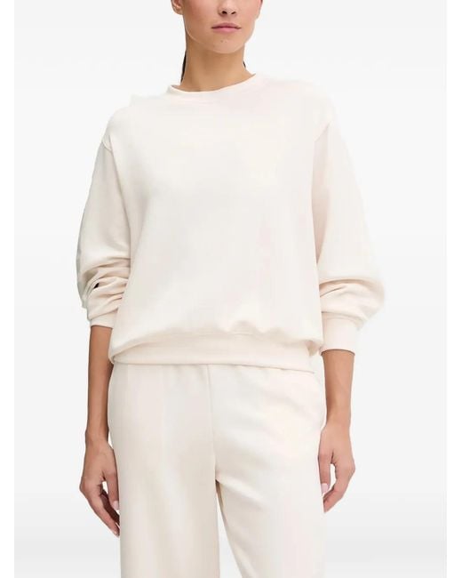 Banana Moon White Wellness Lettering Sweatshirt