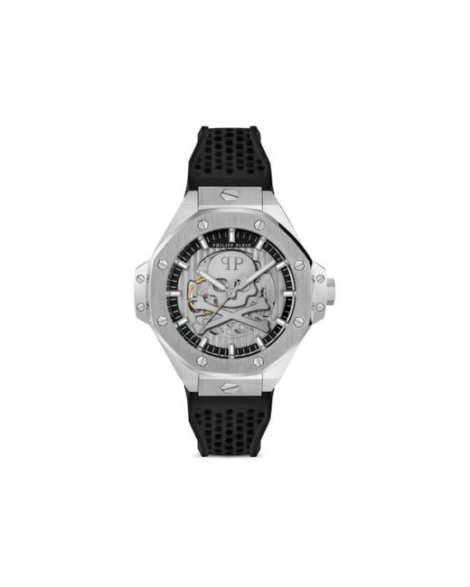 Reloj $keleton Royal de 46 mm Philipp Plein de hombre de color Metallic