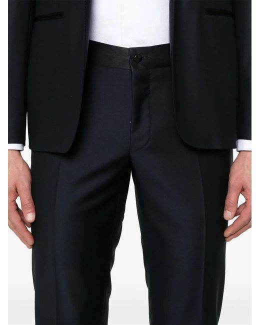 Canali Black Single-Breasted Dinner Suit for men